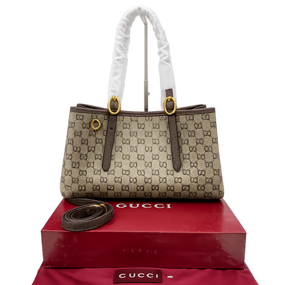 Gucci GG Emblem Medium Tote Bag