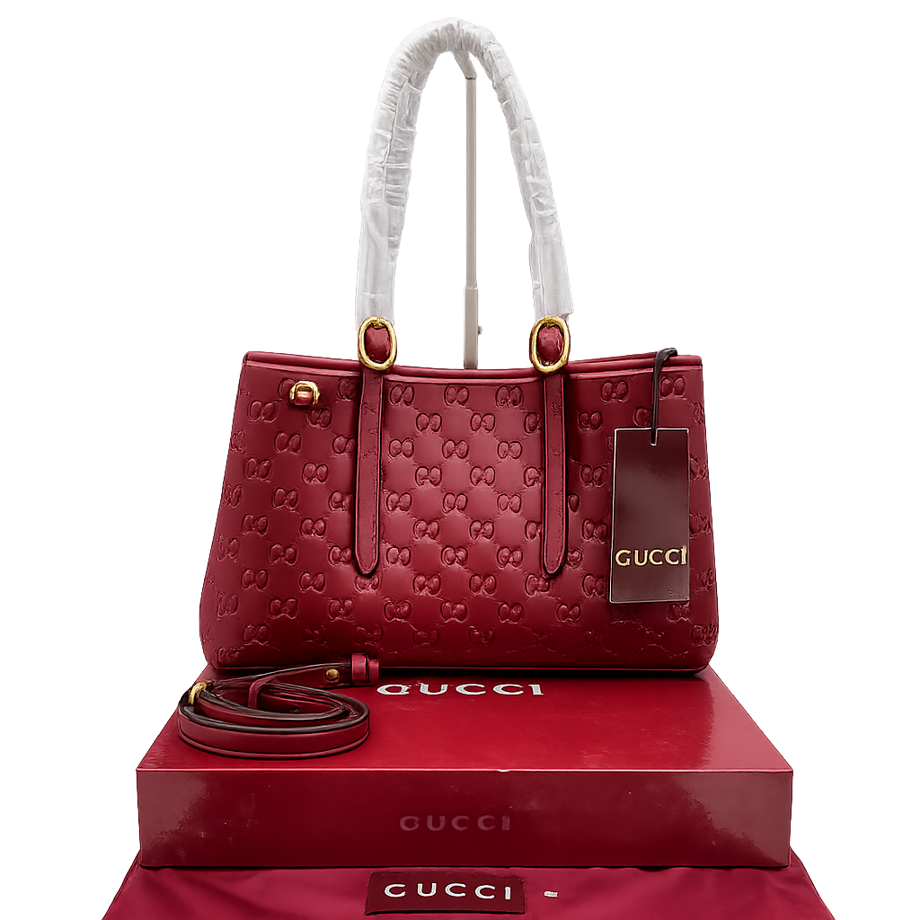 Gucci GG Emblem Medium Tote Bag