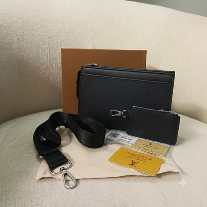 Louis Vuitton Taiga Leather Messenger Bag