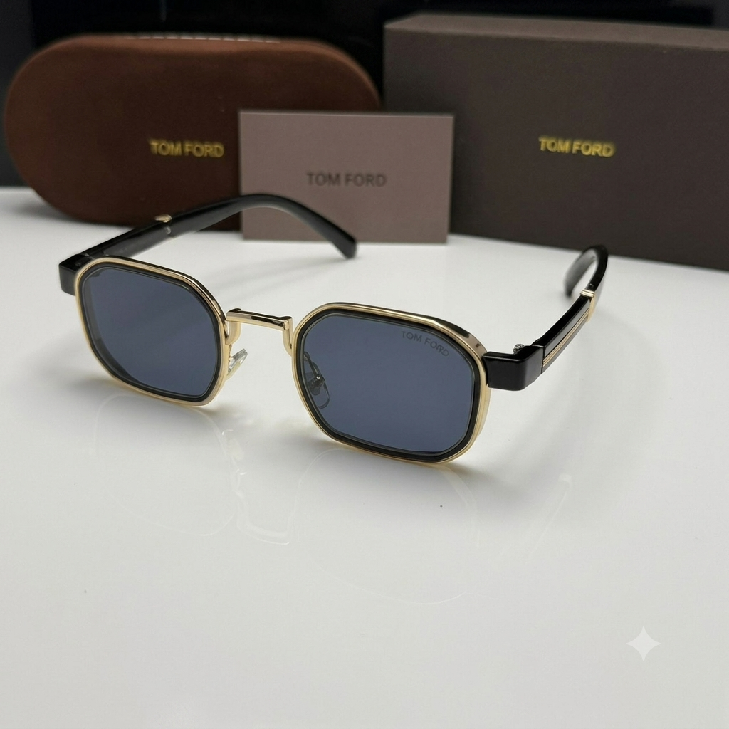Tom Ford Luxe Geometric Square Sunglasses