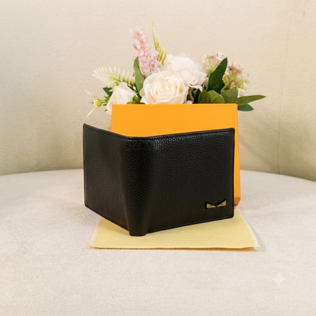 Fendi Selleria Leather Bifold Wallet