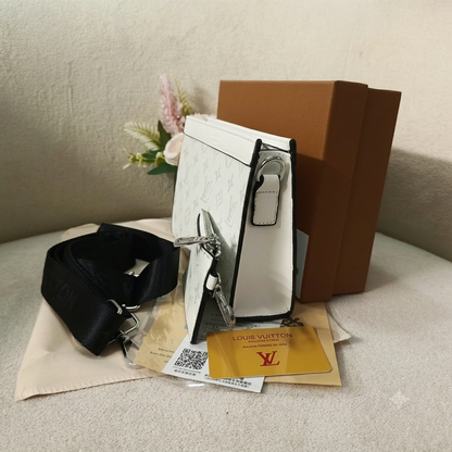 Louis Vuitton Monogram White Messenger Bag