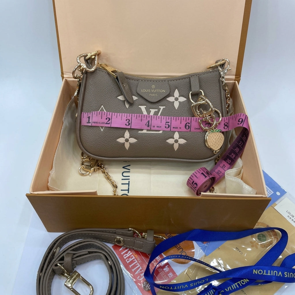 Louis Vuitton Monogram Charm Pochette Shoulder Bag