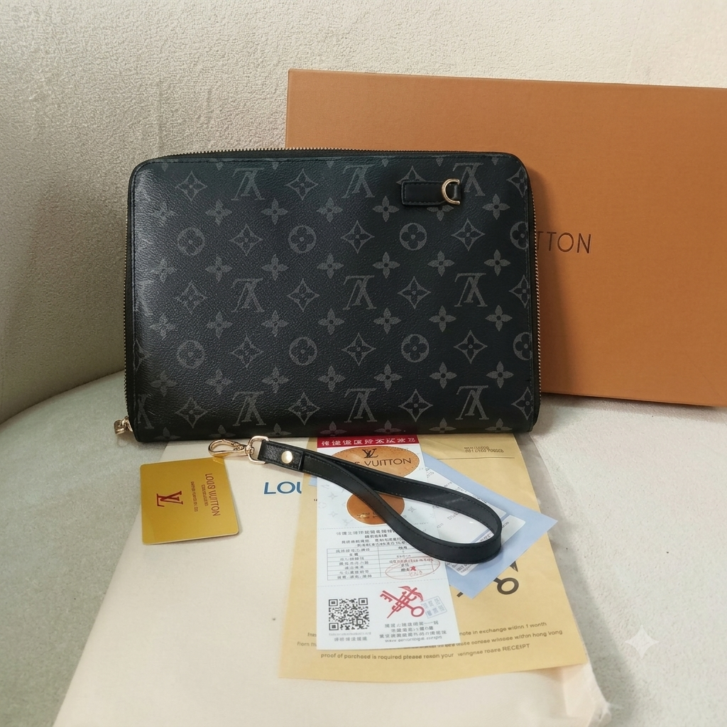Louis Vuitton Monogram Zip Clutch Collection