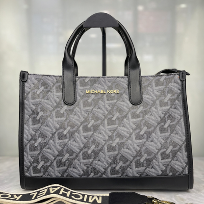 Michael Kors Gigi Empire Signature Logo Tote Bag
