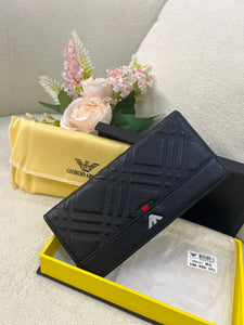 Giorgio Armani Long Wallet Style (Embossed Pattern)