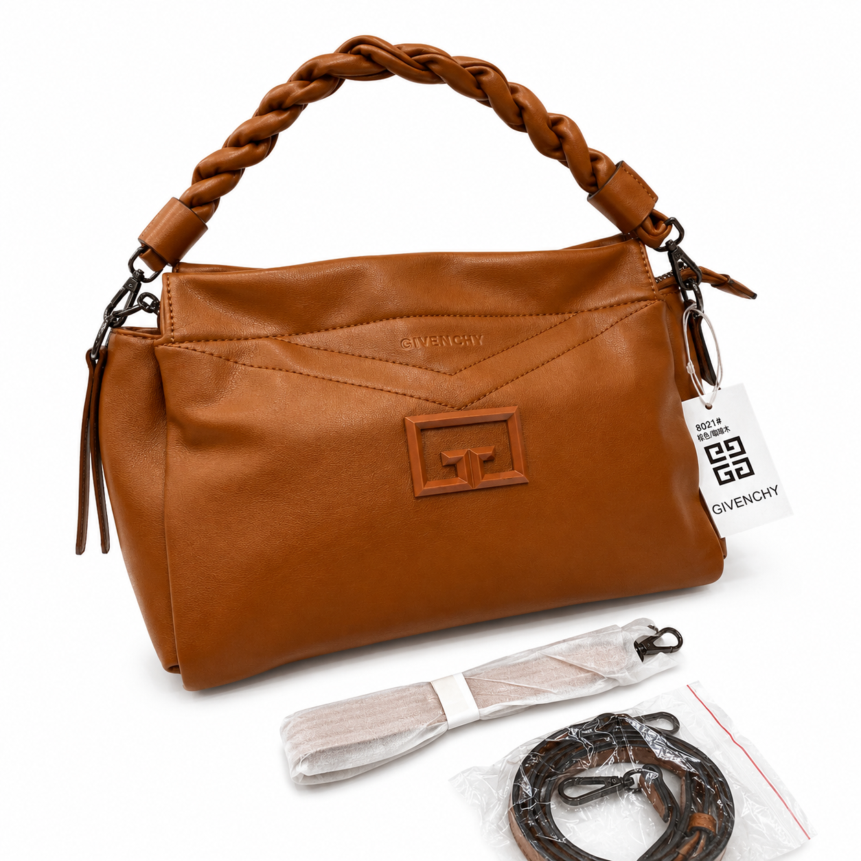 Givenchy G-Cube Leather Shoulder Bag