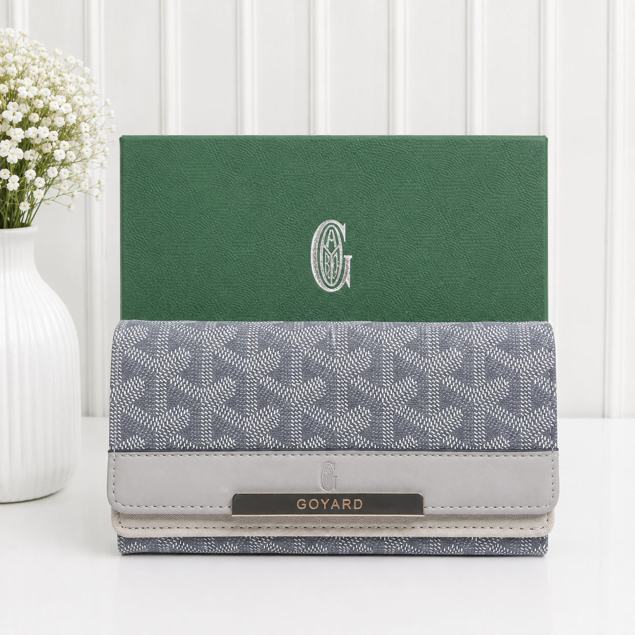 Goyard Goyardine Continental Long Wallet