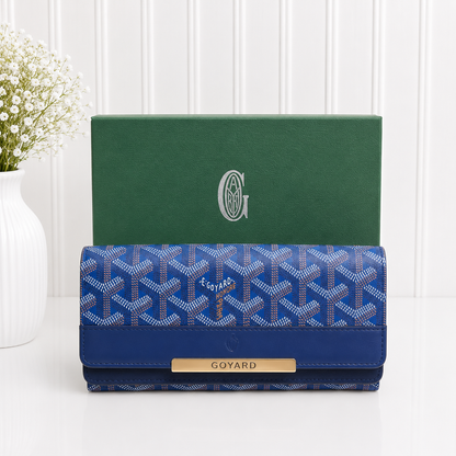 Goyard Goyardine Continental Long Wallet