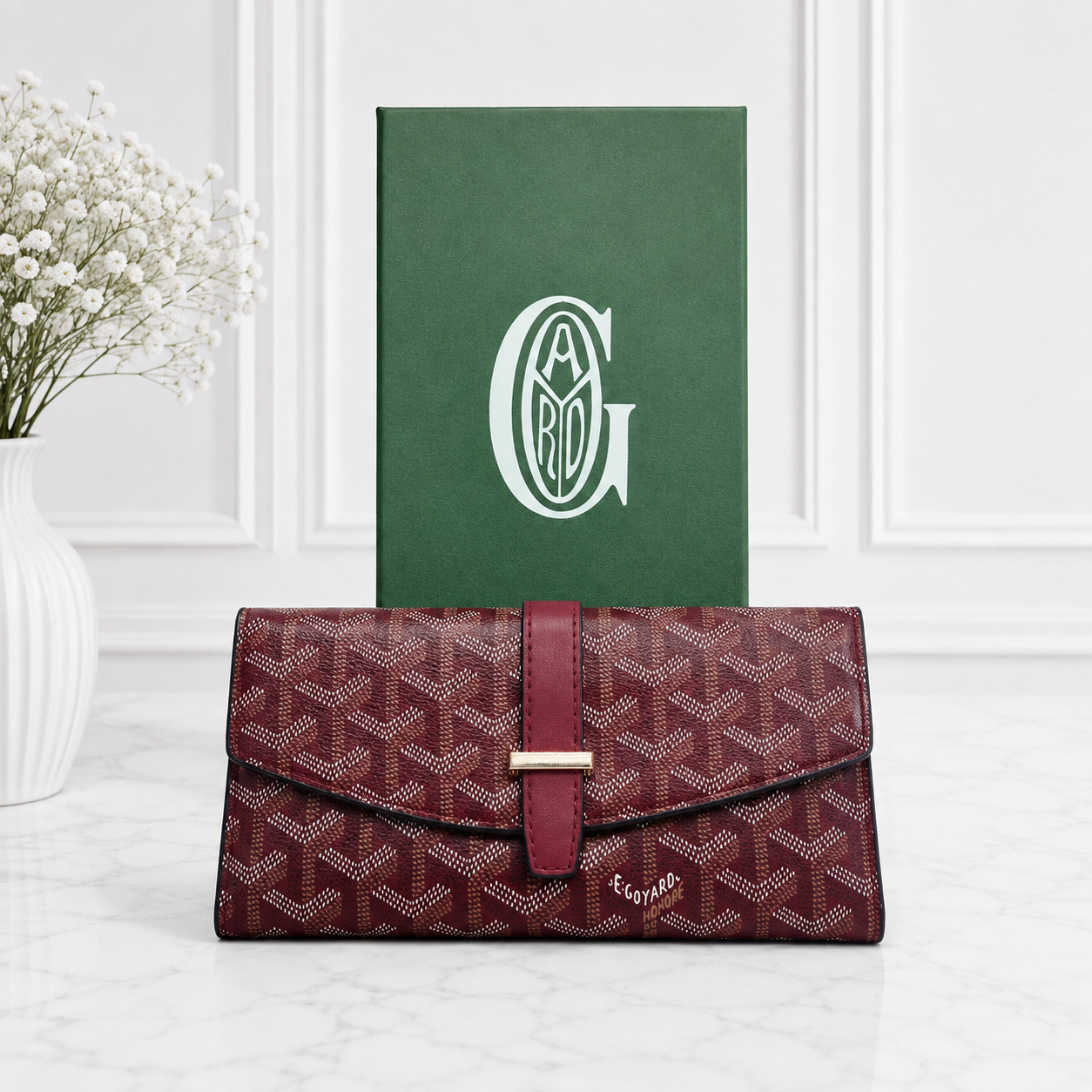 Goyard Goyardine Flap Long Wallet