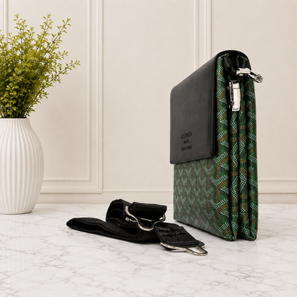 Goyard Saint Louis Chevron Messenger Bag