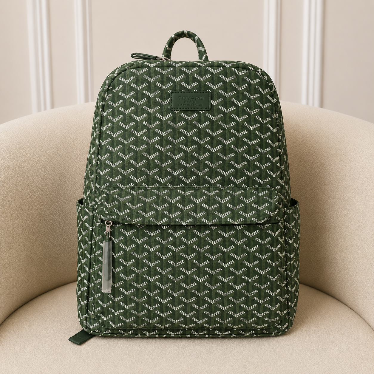 Goyard Saint Louis Inspired Monogram Backpack