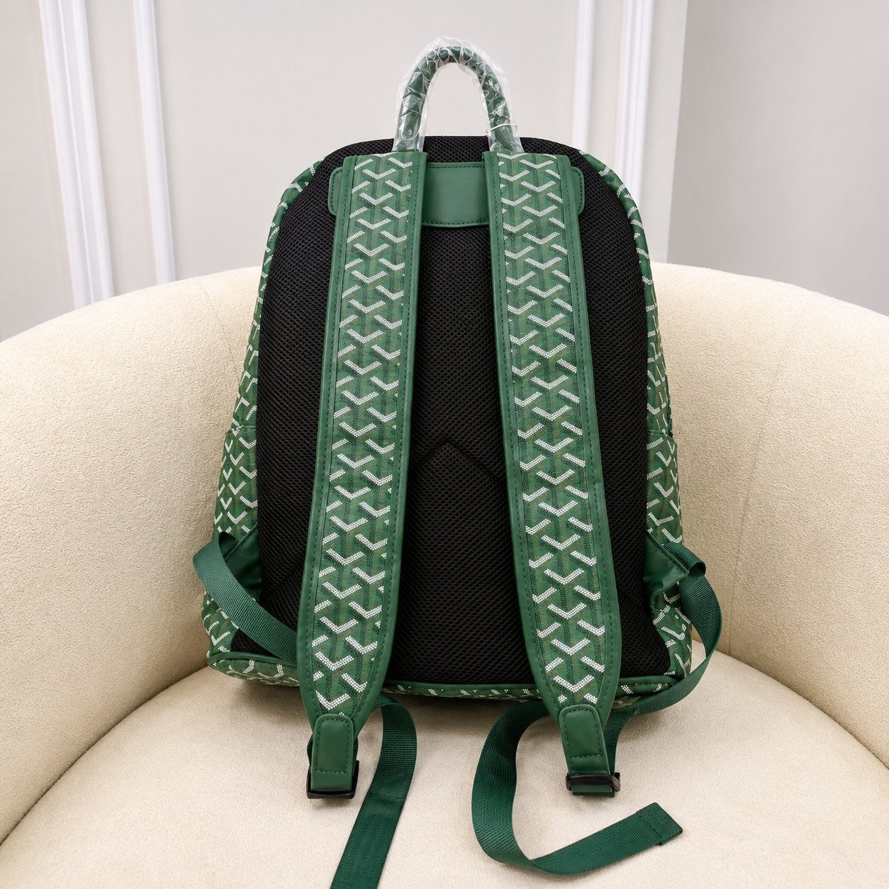 Goyard Saint Louis Inspired Monogram Backpack