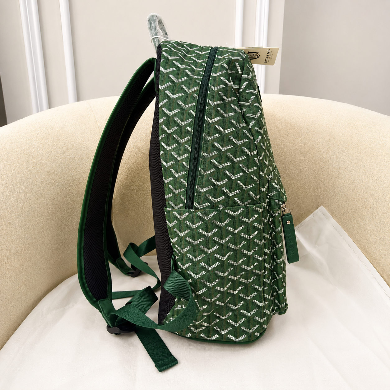 Goyard Saint Louis Inspired Monogram Backpack