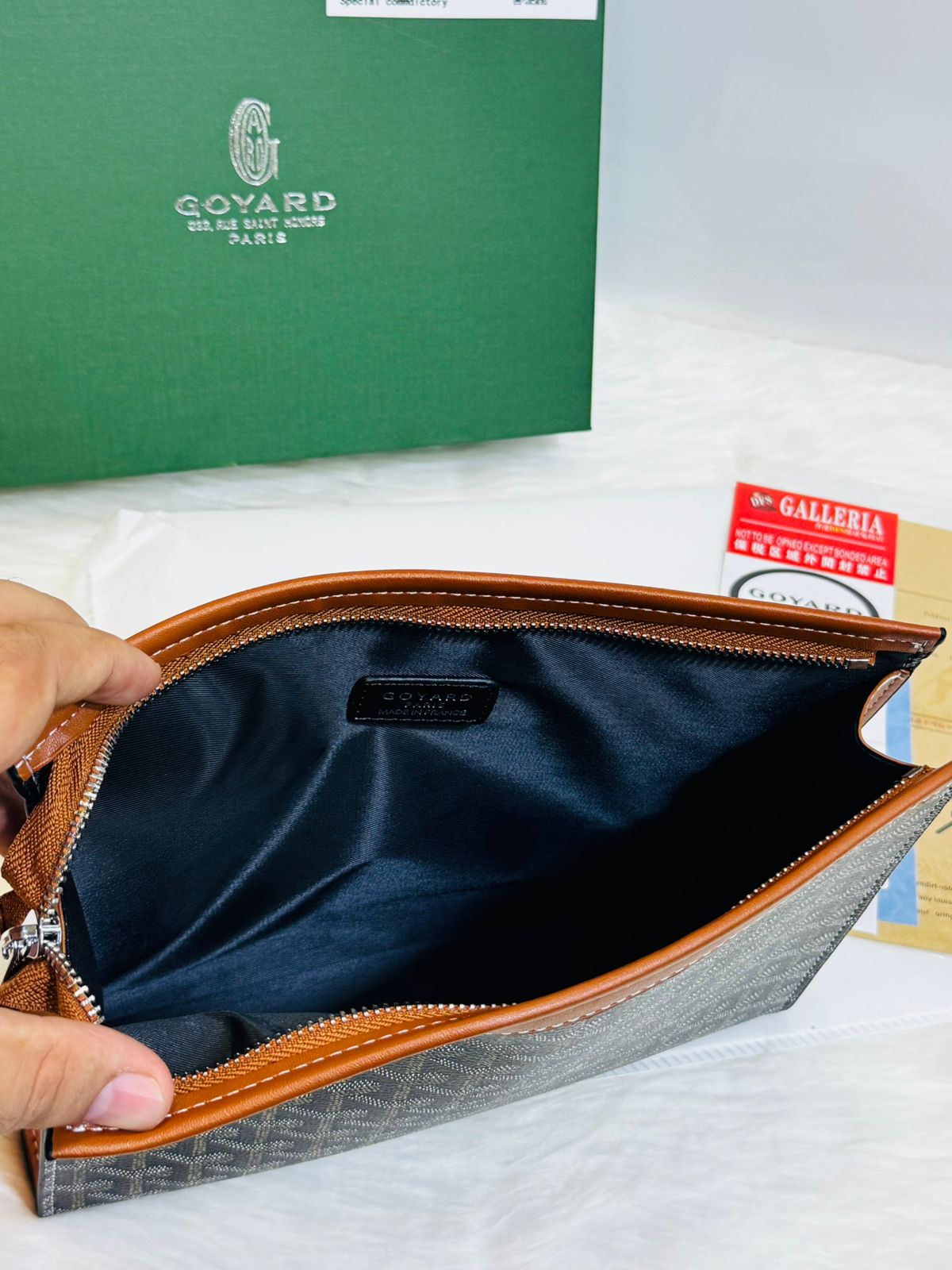 Goyard Sénat MM Zip Pouch – Signature Goyardine Canvas Edition