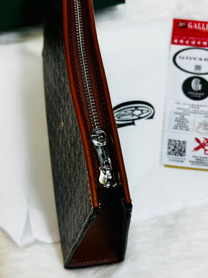 Goyard Sénat MM Zip Pouch – Signature Goyardine Canvas Edition
