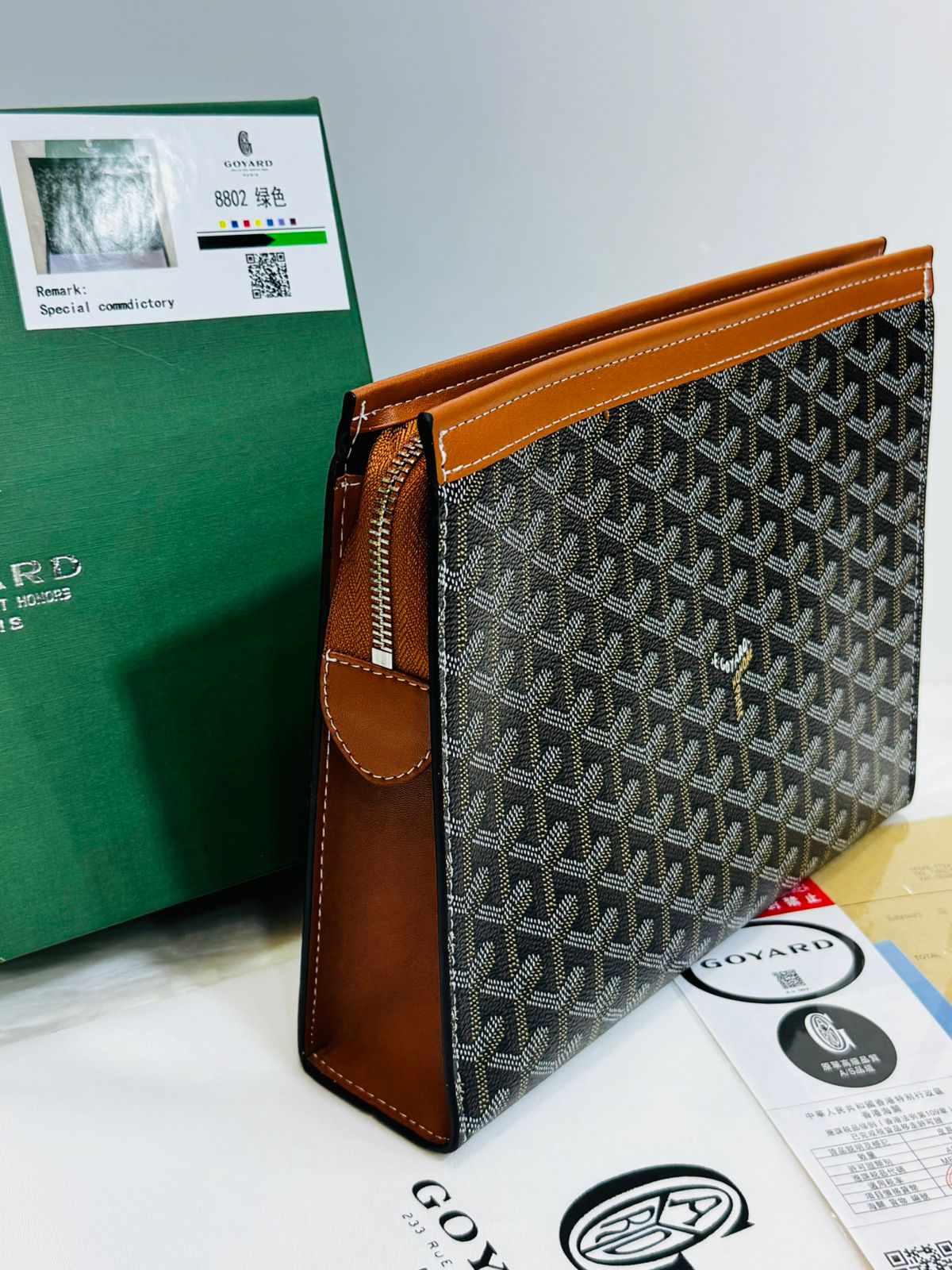 Goyard Sénat MM Zip Pouch – Signature Goyardine Canvas Edition