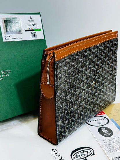 Goyard Sénat MM Zip Pouch – Signature Goyardine Canvas Edition
