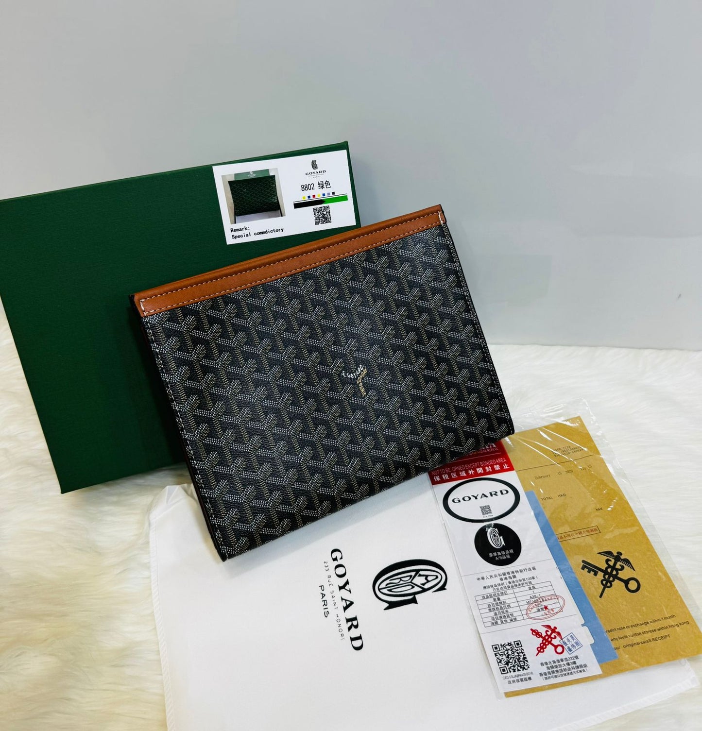 Goyard Sénat MM Zip Pouch – Signature Goyardine Canvas Edition