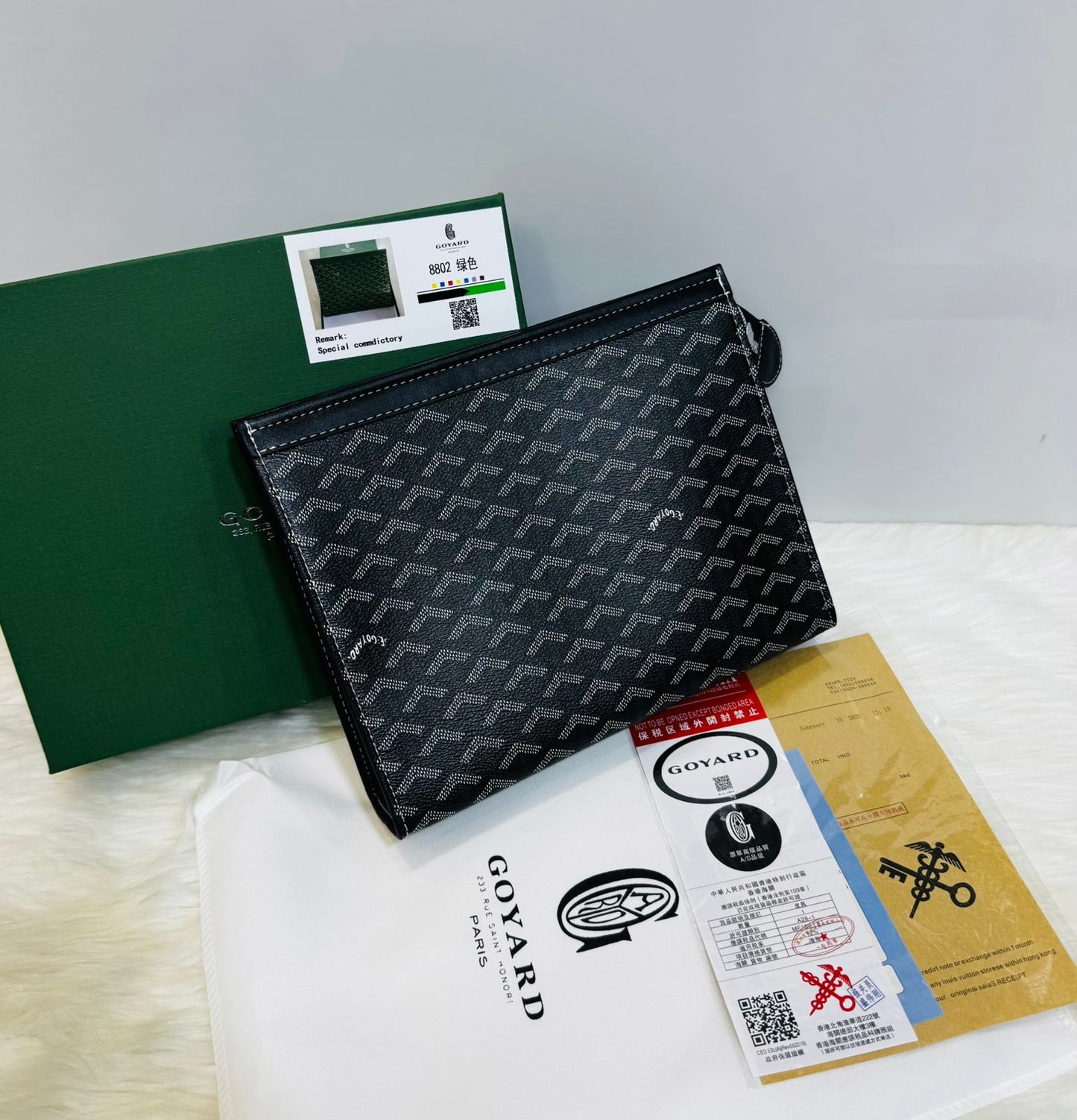 Goyard Sénat MM Zip Pouch – Signature Goyardine Canvas Edition