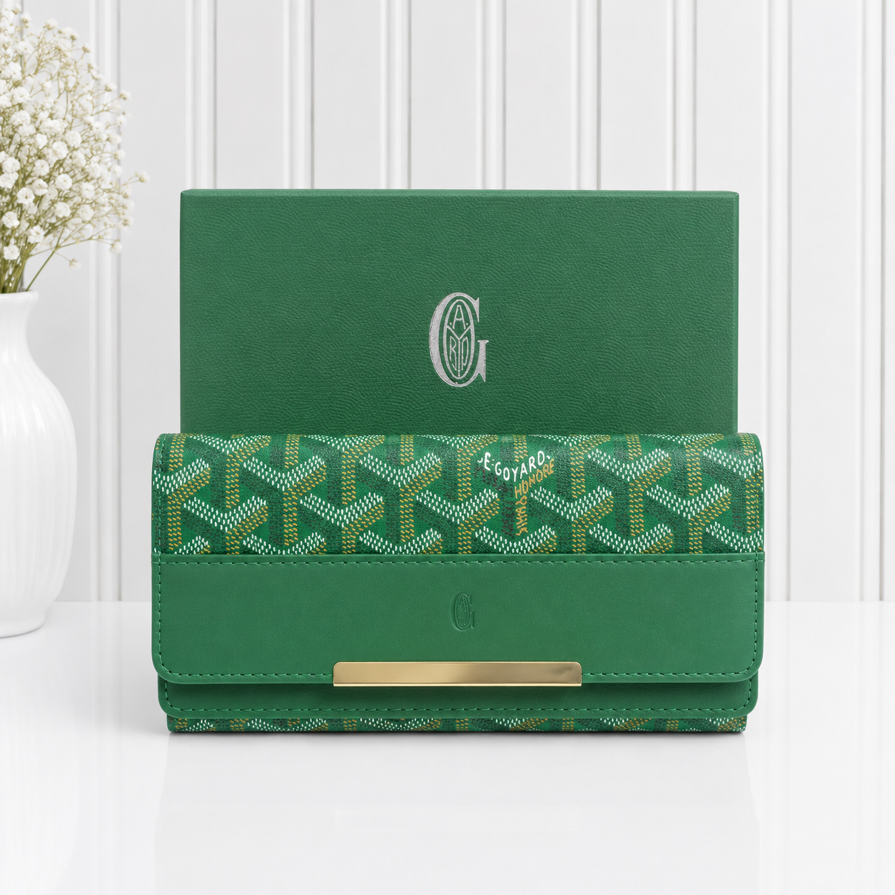 Goyard Goyardine Continental Long Wallet