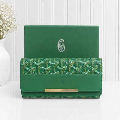 Goyard Goyardine Continental Long Wallet
