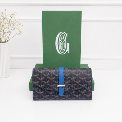 Goyard Goyardine Flap Long Wallet