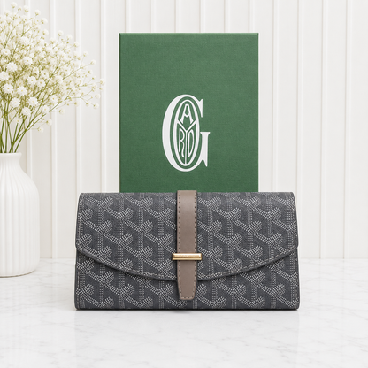Goyard Goyardine Flap Long Wallet