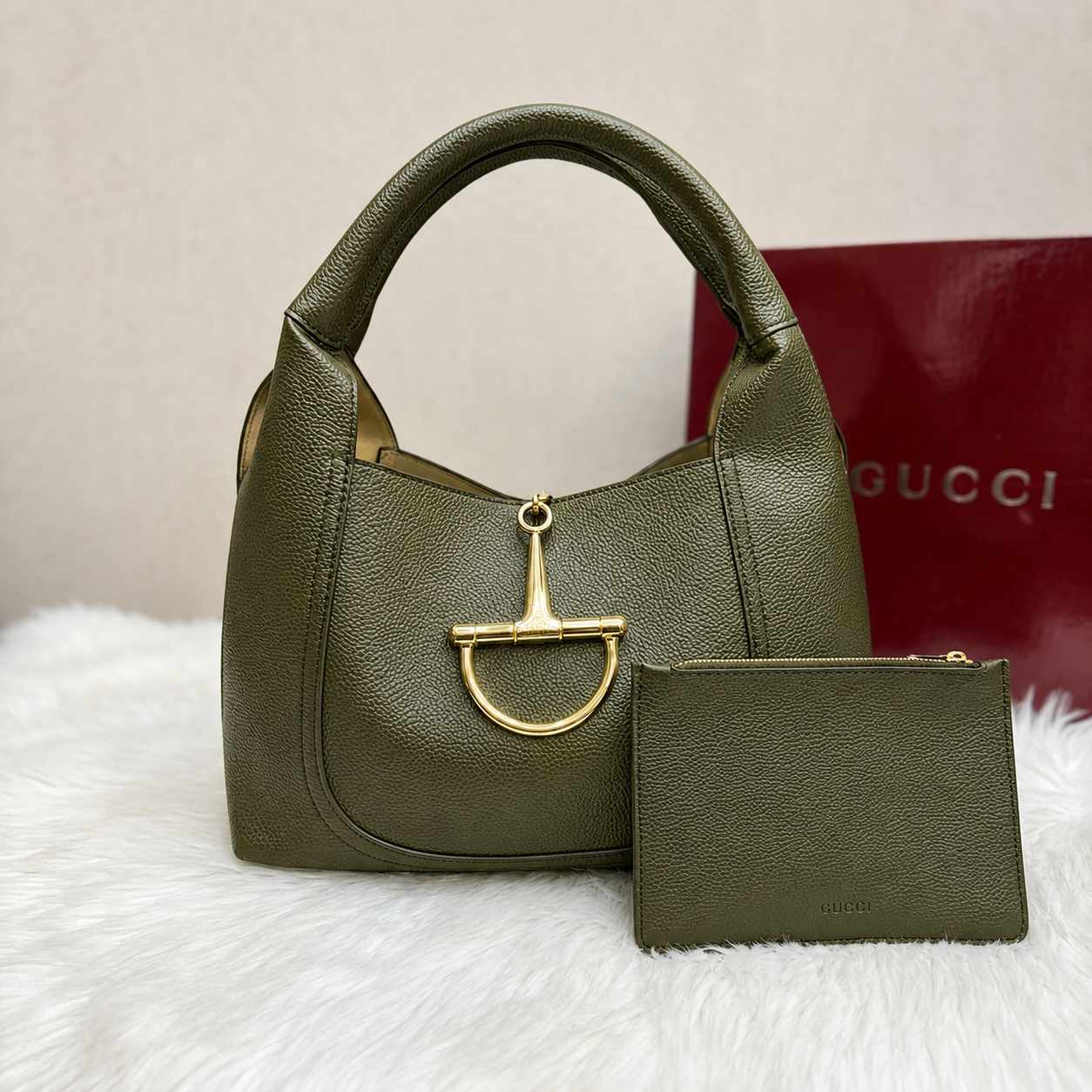 Gu-cci Softbit Maxi Shoulder Bag (Leather)
