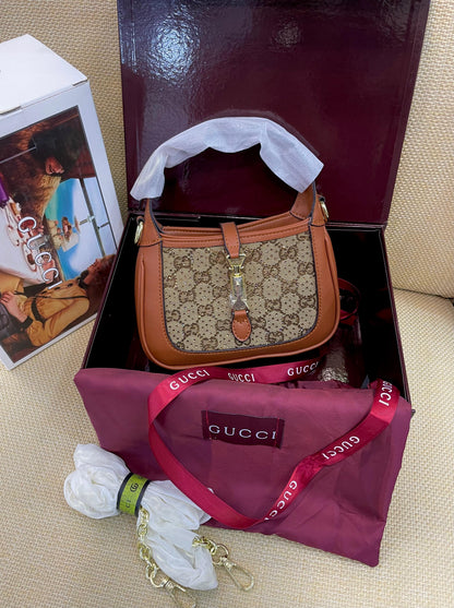 Gu-cci Jackie 1961 Mini Crystal Shoulder Bag