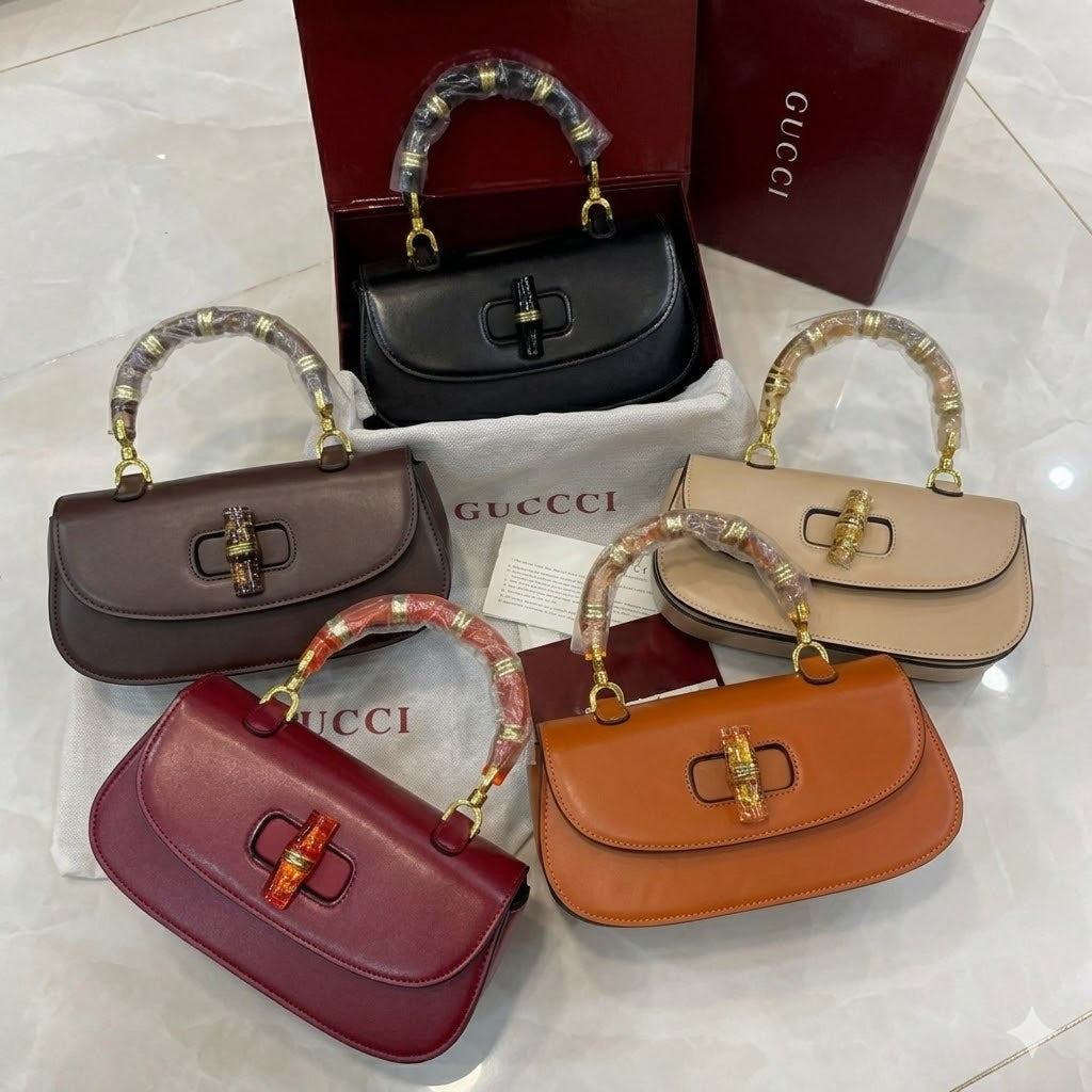 Gu-cci Bamboo 1947 Small Top Handle Bag