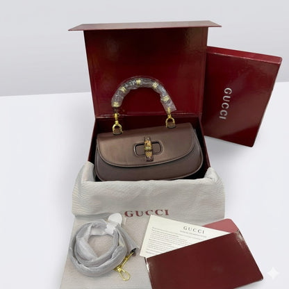 Gu-cci Bamboo 1947 Small Top Handle Bag