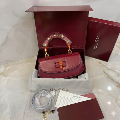 Gu-cci Bamboo 1947 Small Top Handle Bag