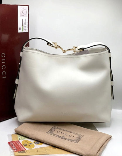 Gucci Beatrix Large Leather Tote Bag