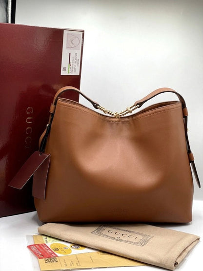 Gucci Beatrix Large Leather Tote Bag