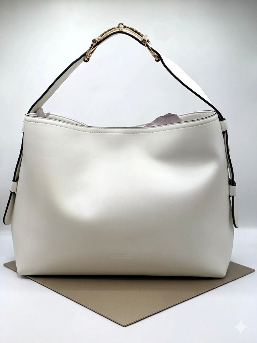 Gucci Beatrix Large Leather Tote Bag