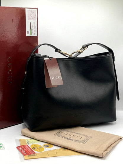 Gucci Beatrix Large Leather Tote Bag