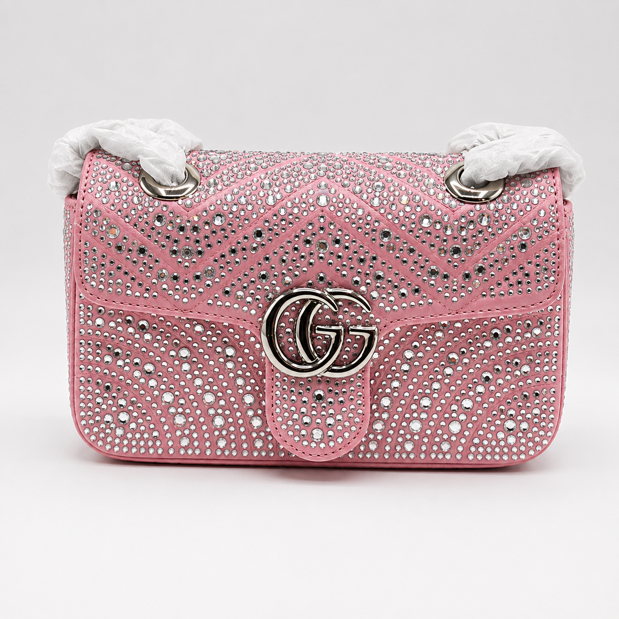 Gucci Crystal GG Marmont Mini Shoulder Bag
