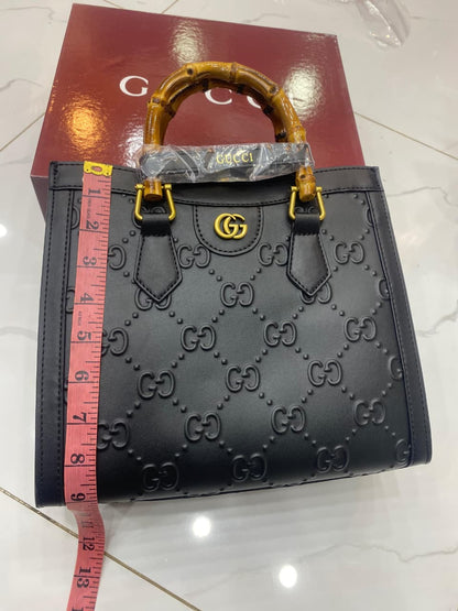 Gucci Diana Small Tote Bag in GG Embossed Leather