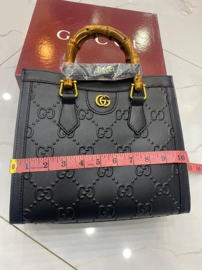 Gucci Diana Small Tote Bag in GG Embossed Leather