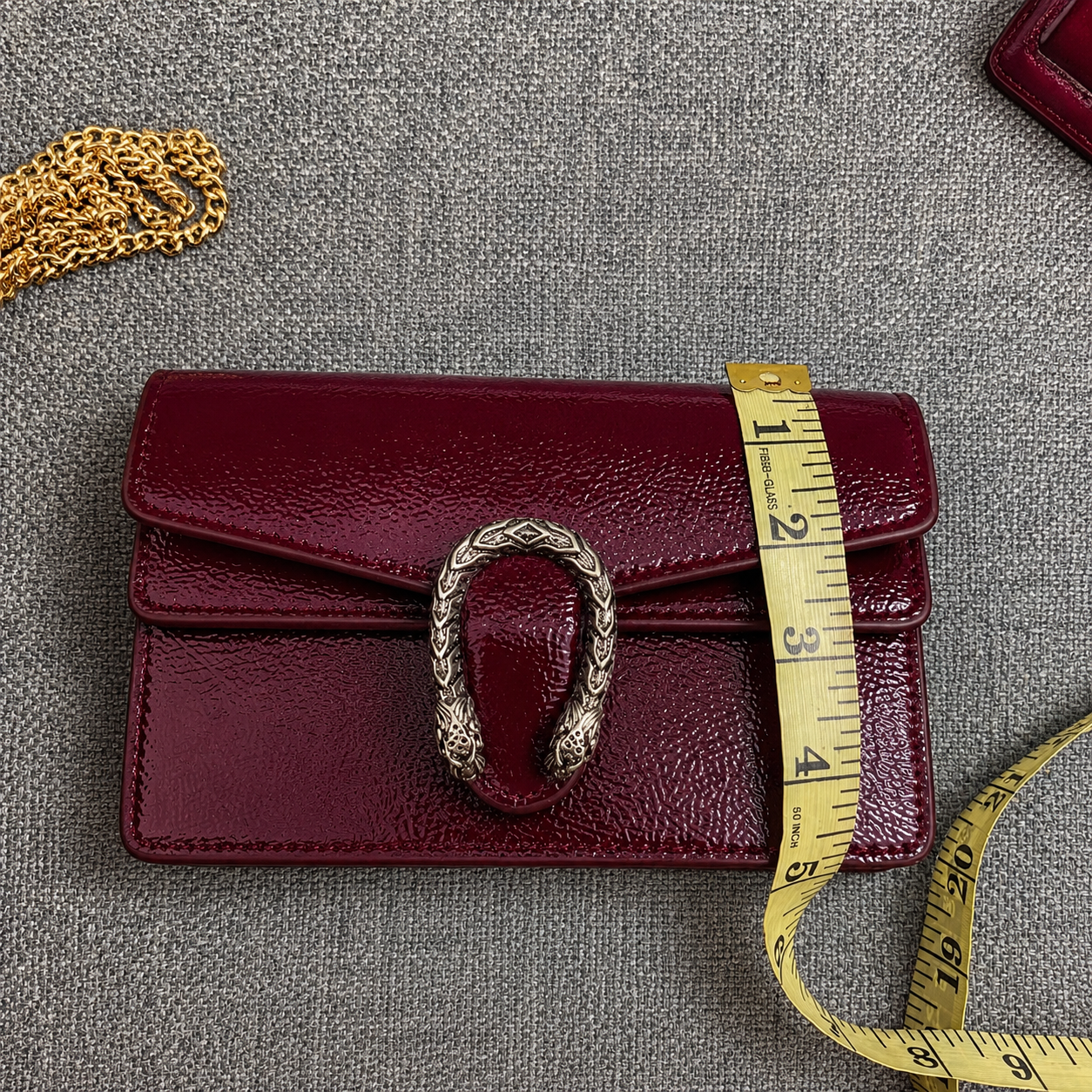 Gucci Dionysus Mini Bag - Burgundy with Golden Hardware