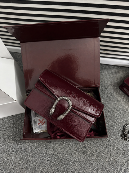 Gucci Dionysus Mini Bag - Burgundy with Golden Hardware