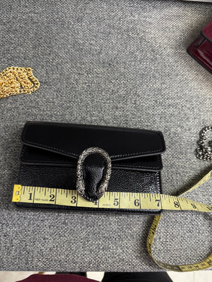 Gucci Dionysus Mini Bag - Black with Silver Hardware