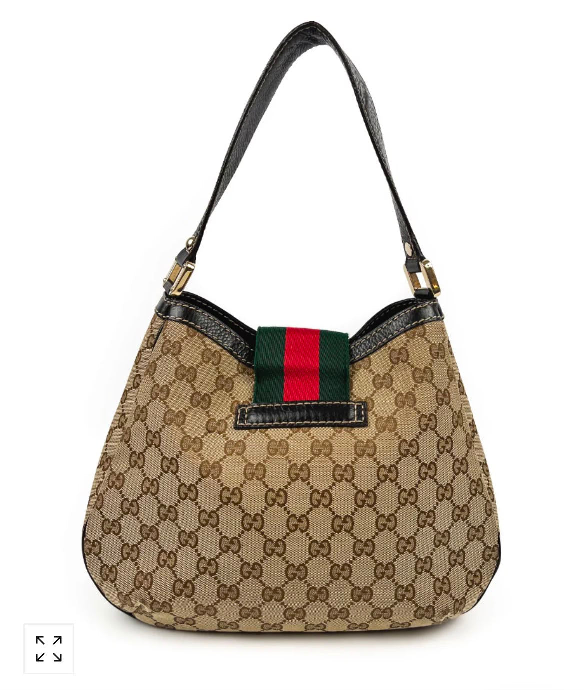 Gucci GG Canvas New Ladies Web Hobo Bag