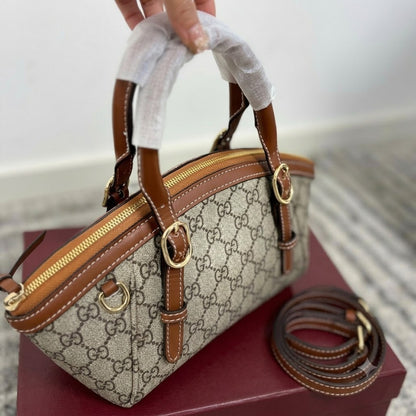 Gucci GG Emblem Small Top Handle Bag