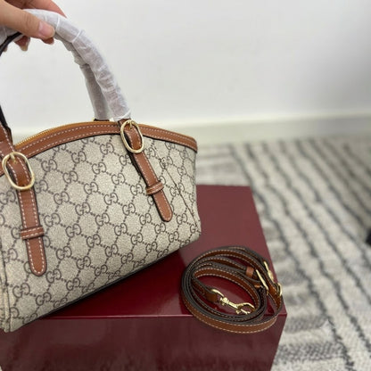 Gucci GG Emblem Small Top Handle Bag