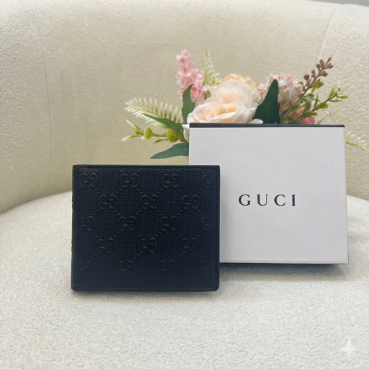 Gucci GG Embossed Leather Wallet
