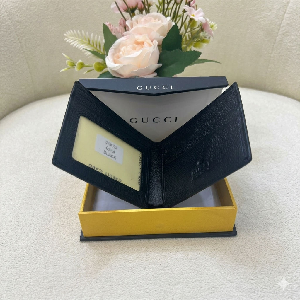 Gucci GG Embossed Leather Wallet