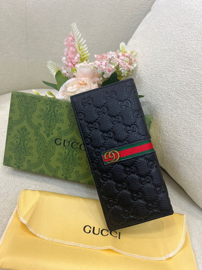 Gu-cci GG Embossed Long Wallet Style