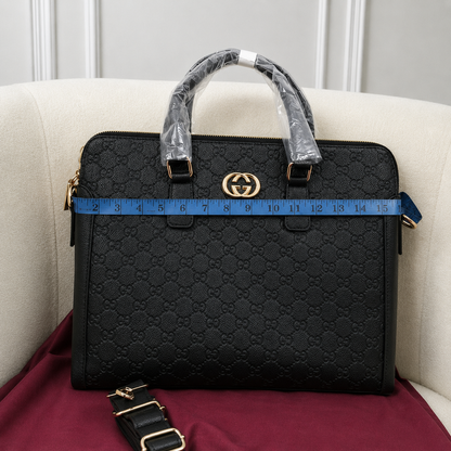 Gucci GG Embossed Premium Laptop Briefcase